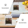 Frames 2 Pcs Acrylic Po Frame Picture Poster Display Shelves Award Holder Adornment Ornament Certificate Stand Desktop