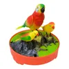 Другие птицы поставляют игрушки, щебетающие клетку Индуктивный голосовой контроль маленький попугай, детская птичья клетчатка, ребенок