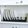 キッチン収納皿ラックシンクボウルポット棚棚キッチン排水ボウルプレート食器棚多機能性
