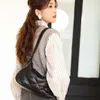 Cowhide Lingge Bag 2024 Autumn/winter Commuter Fashion Soft Leather Dumpling Single Shoulder Underarm for Women
