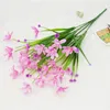 Decorative Flowers Wedding Artificial Flower Simulated With Stem Elegant Orchid Branch For Home Party Indoor