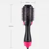 Hair Curlers Straighteners Hot Air Comb Blowing Two-in-one Negative Ion Straight curler dryer for both wet and dry use H240415