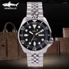 Wristwatches HEIMDALLR Sharkey SKX007 Vintage Diver Watch Mechanical Men Watches 200M Sapphire Crystal Luminous NH36 Automatic Movement