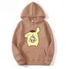 Herr hoodies pompom Purin Cartoon Anime Women Pullover Tops Spring Autumn Men hoodie 2024 Fashion Sports Par Sweatshirt kläder