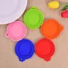 Vêtements pour chiens aliments pour animaux de compagnie peut sceller le couvercle en silicone couvercle de réservoir scellé de stockage de chat top capu