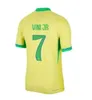 2024 2025 Brasil Neymar Jr Soccer Jerseys 24 25 Camiseta de Futbol Men Kids Football قمصان Marquinhos Vini Jr Richarlison Casemiro Player Woman Endrick