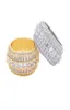 Новые золотые серебряные цвета ice out cz кольца для мужчин Женщины мода Бланг Хипхоп Ювелирные изделия поп