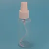 Garrafas de armazenamento 50 peças 50 ml spray plástico vazio atomizador recarregável transparente