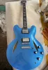 Kable Dave Grohl Jazz Semi Hollow Body Electric Guitar Blue