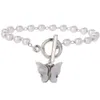 Japanse en Koreaanse super onsterfelijke hanger vrouwelijke Instagram populaire veelzijdige Pearl Simple Butterfly Student Bracelet Sieraden HZS2013