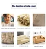 Stol täcker tjockt elastiskt soffa täckning för vardagsrum hörn l-form polär fleece soffa fåtölj slipcover skydd 1/2/3/4 sits