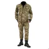 Suits-survêtement masculins Mentes de camouflage d'uniforme militaire de printemps d'été