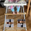 Kissenstuhl Fußpolster mit Silikonringen Multifunktionales Baby hohe tragbare Höhenhöhe verstellbare Kinder Esssicherheit Safe