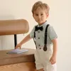 Kläder sätter baby pojke kläder barn för pojkar 1 2 3 år gammal outfit födelsedag bröllopsfest formell kostym ootd