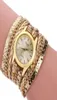 Braccialetti di gioielli orologi per donne Twine Weave Ne Quartze Orologio caldo Fashion gratuito di spedizioni8247239