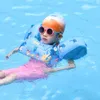 Uppblåsbar baby simning ring barn onepiece hylsor arm ringar rör för sommar pool armbands cirkel flytande tränare 240415