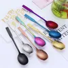 Coffee Scoops 1PC Stainless Steel Spoon Creative Badminton Racket Ice Cream Dessert Stirring Spoons Teaspoon Kitchen Gadget