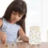 Stume di stoccaggio per la ricompensa in legno Jar comportamento positivo per bambini con moneta Desktop Ornamento decorazioni per la casa ragazzi ragazze quotidianamente