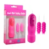 Ny Silicone Double Bullet Vibrator, 5 -läge Mini Sexig vibrator för G Spot och Anal, Vibrating Shop Toys Products.