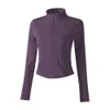 Nuovo Cardigan Zipper Maniche lunghe Coat fitness asciugatura rapida Sciplo collare da yoga Suit da donna in esecuzione