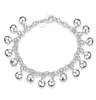 925 Silver M Girl Baby Mom Gift Jingle Bracelet Ball Silver Chain Bracelet H0566214422