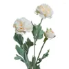 Fiori decorativi 38 cm Silk fiore artificiale Ranunculus asiaticus per nozze decorazione per feste a casa decorazione fai da te Valentino giorno m6ce