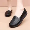 Casual Shoes Summer Mother Sandals Soft Soles Comfortable Flat Holes Hollow Single Elderly Women Grandma