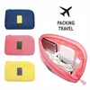 Storage Bags Travel Bag For Digital Data Cable Charger Headphone Portable Mesh Sponge Power Bank Holder Cosmetic
