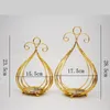 Candle Holders Homelily Nordic Creative Holder Gold Iron Romantic Table Tea Light Home Decoration Living Room Candlestick Crafts