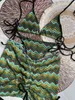 Paris Fashion Knitted Three Piece Bikini Set di lussuoso Signi di costumi da bagno Swimsuit Swimsuit Women's Sexy Beach abbiglia
