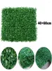 Decorative Flowers 40x60cm Artificial Plant Walls Foliage Hedge Grass Mat Wall Decoration Living Room Background Lawn Decor