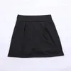 Skirts Summer Women Sprints Tennis Dance Fitness Short Quick Drying Solid Female Lining High Waist Mini Shorts DF4987