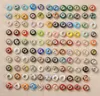 Whole 50pcslot Big Hole Beads for European Bracelet Lamwork coloured glaze DIY Charms Fit Beaded Bracelets Mix5861882