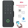 Sistema scorrimento della porta vetrosa TTLOCK Bluetooth Blocco Passaggio Modalità G2 Gateway WiFi Opzionale sblocco Smart Lock Lock Office Security