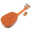 Kablar Sevenangel 21 tum ukulele mahogny ananas fat typ sopran ukrelele mini gitarr 4 stings hawaiian uku musikinstrument