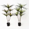 90120cm kunstmatige Dracaena planten nepplastic palmbladeren cycas plant voor huis binnen tuin decor tropisch potten 240407