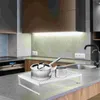 Armazenamento de cozinha Stand Stand Micro-ondas Ovenil de forno de onda de metal Pastagem de metal indução Suporte de organizador de bancada de panela