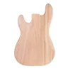 Guitare muslady pbt02 corps de guitare électrique inachevé Sycamore Wood vierge baril de guitare pour les guitares basse de style PB