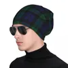 Berets Blackwatch Tartan Modern Plaid Skullies Beanies Hats Warm Autumn Winter Outdoor Cap Knitted Bonnet Caps For Men Women Adult