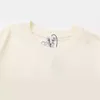 高品質のデザイナー衣料ファッション北極圏シリーズ小さなペンギン刺繍レディースベース付き半袖Tシャツ