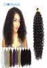 브레이딩 헤어 연장 물파 브레이드 금발 묶음 Tress Afro Synthetic Kinky Crochet Hair Bulk7475921