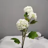 Decorative Flowers Artificial Hydrangea For Home Living Room Dining Table Wedding Decoration. High-quality Fake Plants At An Affordable