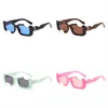 Designer Sonnenbrille für Männer und Frauen aus Style Mode Brille klassische dicke Teller schwarzer weißer quadratischer Rahmen Brillen XWFD BJ9Z