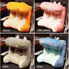 Pillow Sofa Bedrests Cartoon Lumbar Support Triangular Reading Pillows Bedrest S With Neck Roll Headboard