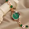 Нарученные часы роскошные модные бренд женщин смотрит на бриллиантовые стразы Смотрейка, женские браслет женский винтаж Reloimujer