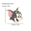 Baby Girl Childhood Comic Movie Mouse Cats Emamel Pins Söta anime filmer spel hårda emaljstift samlar tecknad brosch ryggsäck hatt väska krage lapel märken