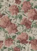 Fonds d'écran aquarelle Red Floral PVC Fond d'écran Elegant Imperproof Peel and Stick Retro Retro Aadhesive Flower Room Decor