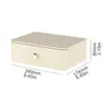 Scatole di stoccaggio scatola cosmetica trucco portatile case robusto per la cura della pelle cassetto a prova di polvere per le ragazze femminile di donne accessori