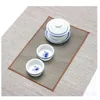 Theebladen "KingteAmall" tafelmat voor Chinese Gongfu Chadao Teasets TeaWares Tools Geschenken