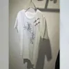 Tasarımcı KK Bahar/Yaz Ürünü 24ss Tatlı Nakış Yeni Çin Kısa Kollu Külot T-Shirt